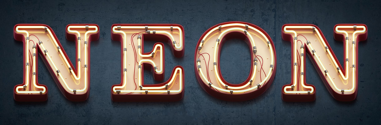 Neon Font.