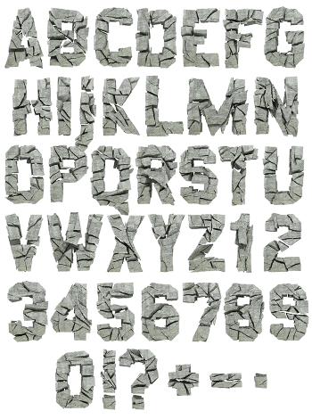 Concrete Rock strong Font