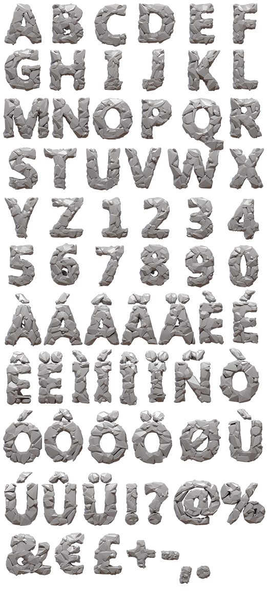 Rock Optimize strong Font