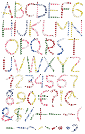 Candle funny Font