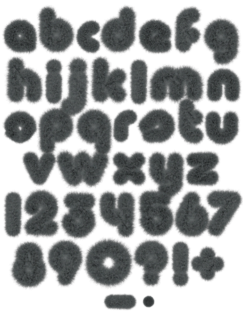 Dust Fur dark Font