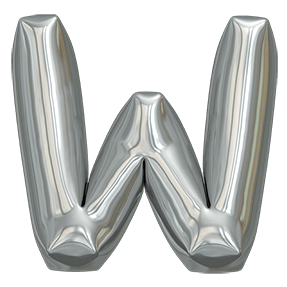 Metallic Balloon Font