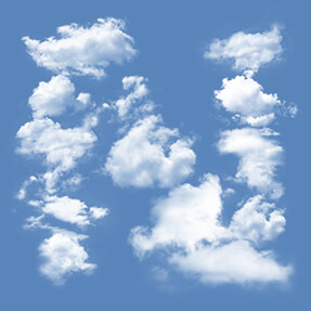 Clouds Font