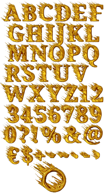 Golden Wind handmade font