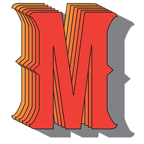 Indian Red 3D Font
