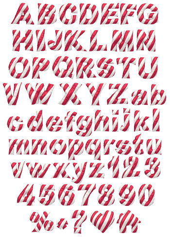 Christmas Balloon Font