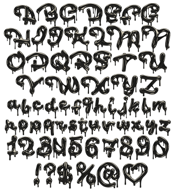 Fuel Dark Typeface