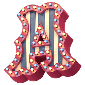 3D Bright Carnival Typeface