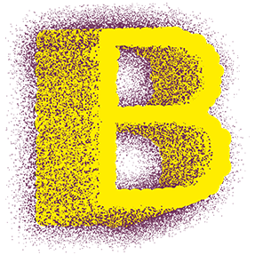 Yellow Magnetic Typeface
