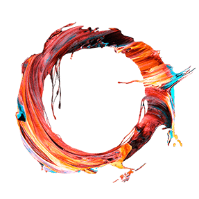 Abstract Colorful Typeface