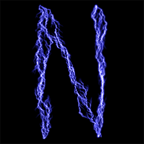 Blue Electric Typeface