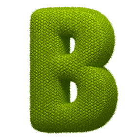 Green Knitted Typography Font