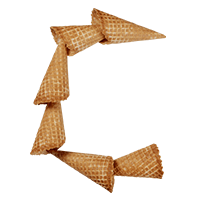 Waffle Corner Font C