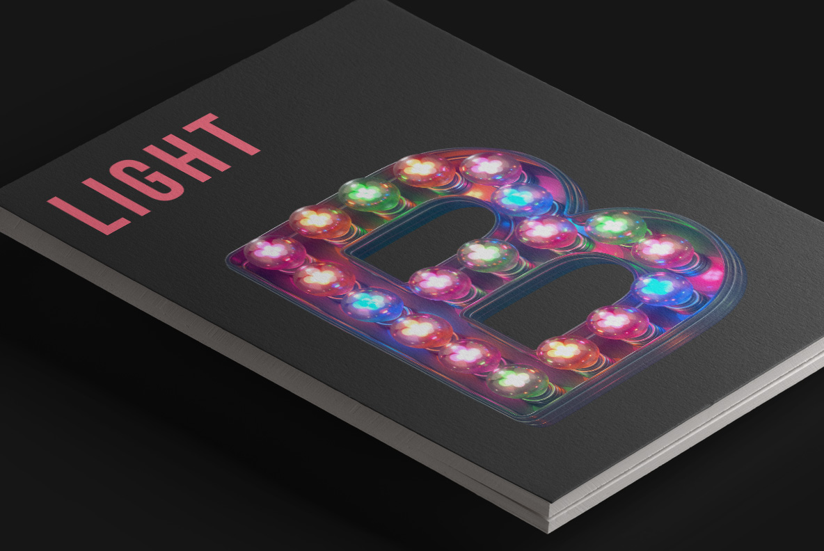 Colorful Lamp Font