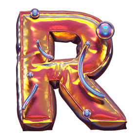 Abstract Gold alphabet