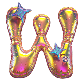 Star Balloon alphabet
