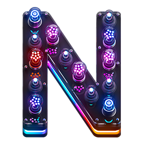 Pop Neon Alphabet