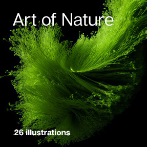 A set of 26 "Art of Nature" photorealistic illustrations