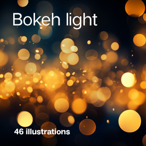 Bokeh lights. Night flares. Dreamy cinematic atmosphere
