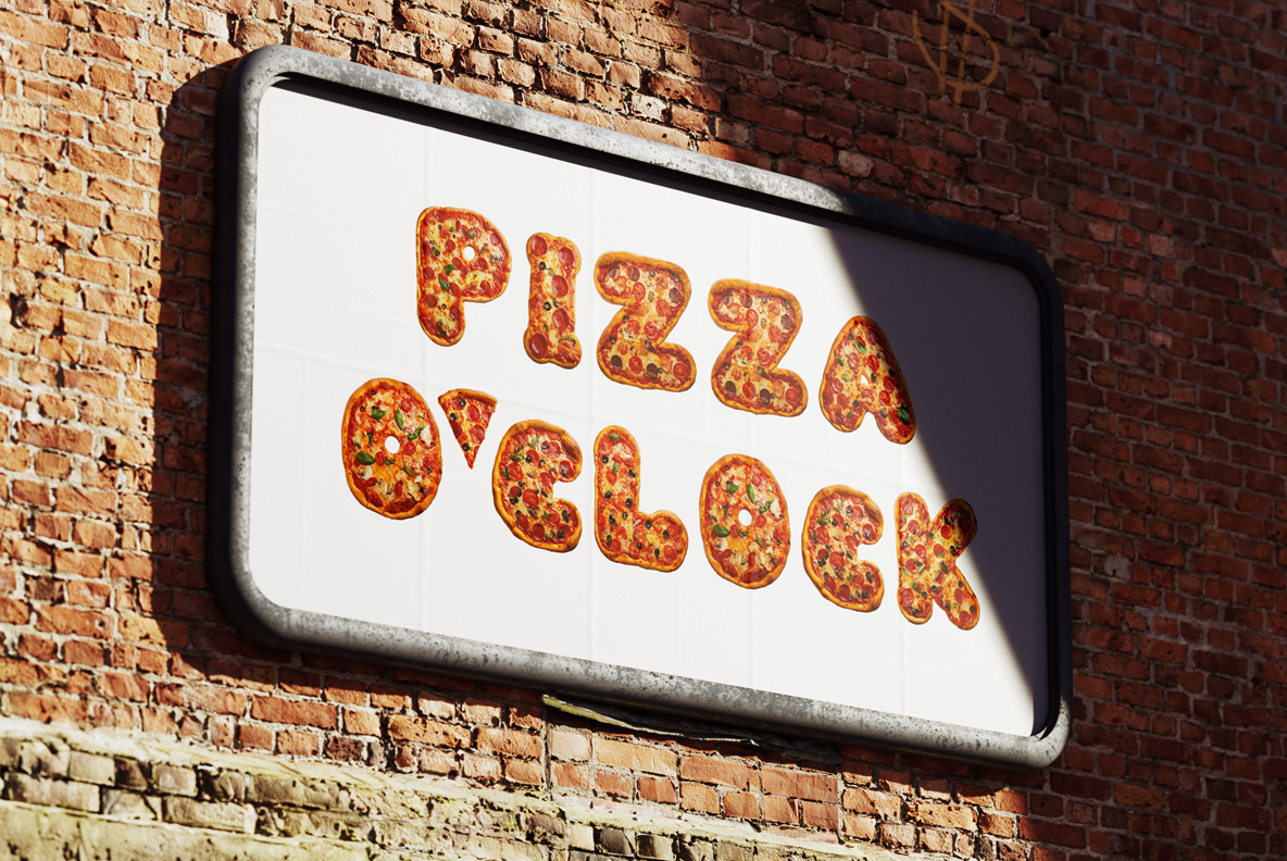 Pizza alphabet